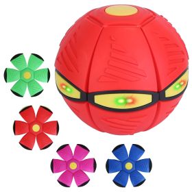 4 Pack Flying Saucer Ball Electric Colorful Flying Toy UFO Ball With LED Lights For Pets Outdoor Toy (Option: Multicolor)