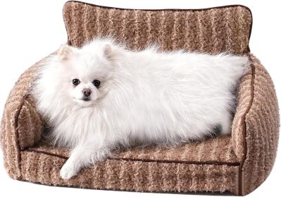 26x19x11.8 Inch Pet Bed With Removable Washable Cover & Non-Slip Bottom, Small Dog Bed For Puppies, Orthopedic Cat Couch For Indoor Cats (Option: WP154)